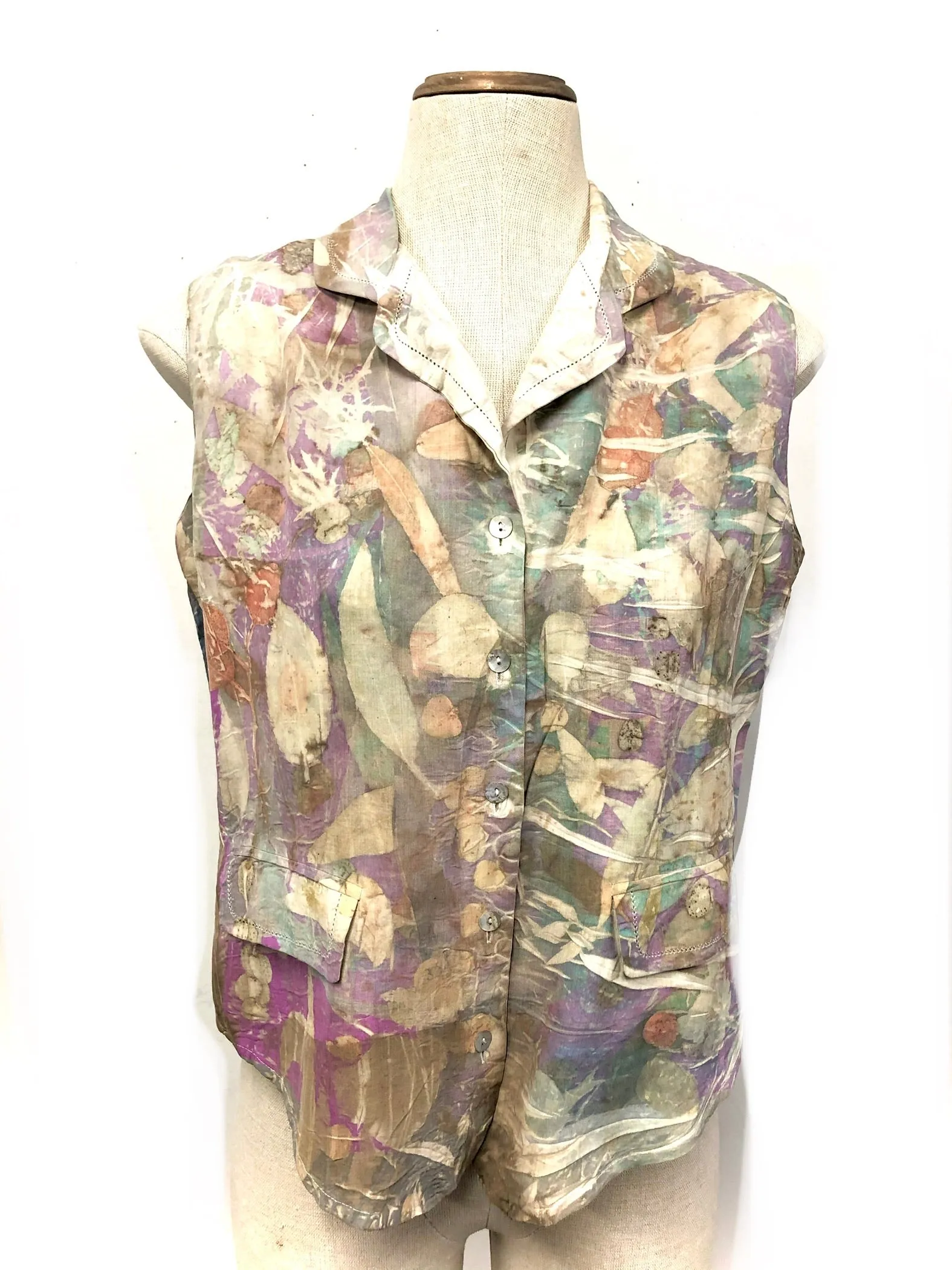 100% Silk Vest