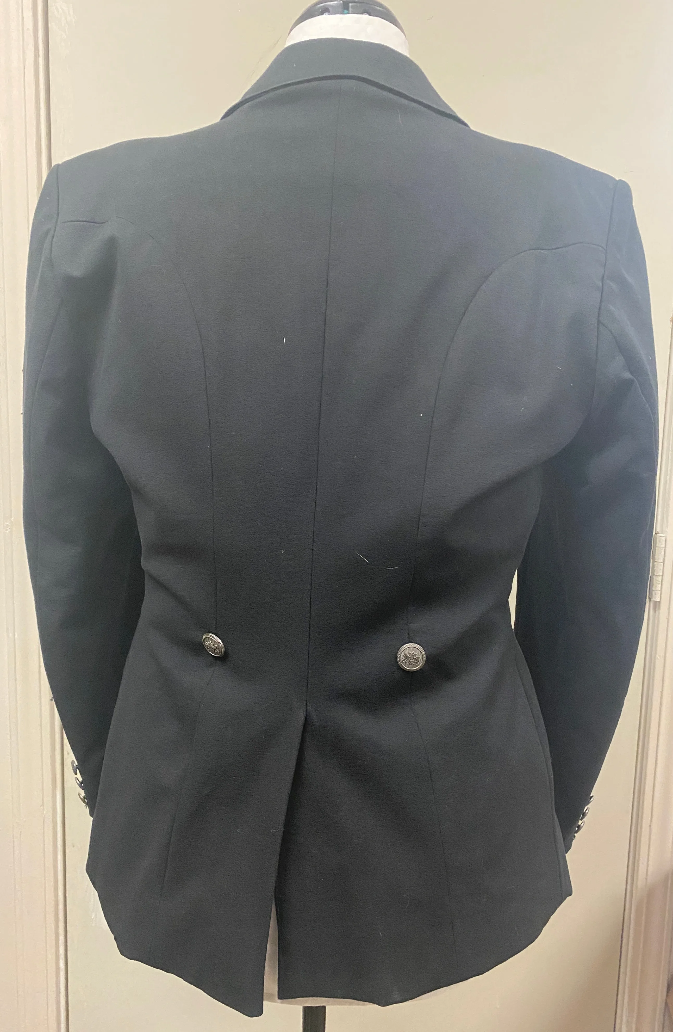 14R ROMFH Black Dressage Coat