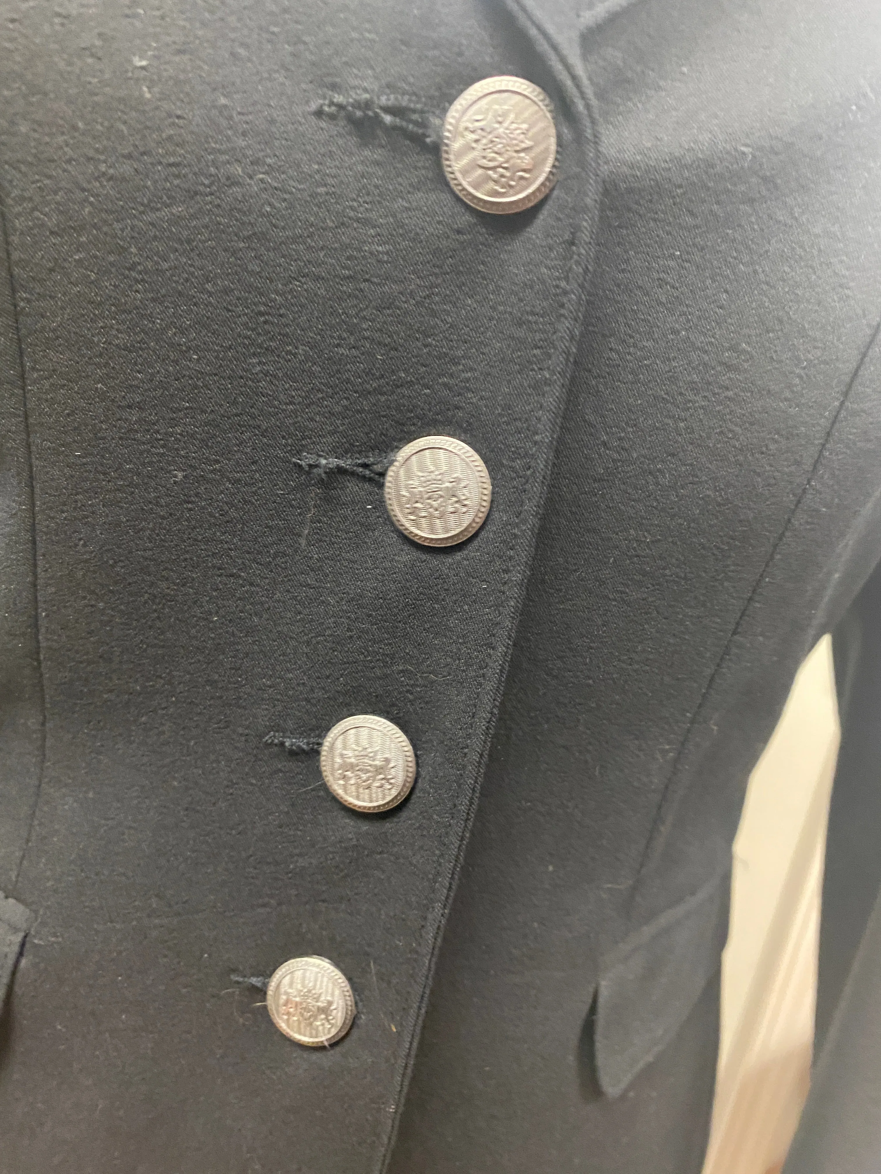 14R ROMFH Black Dressage Coat