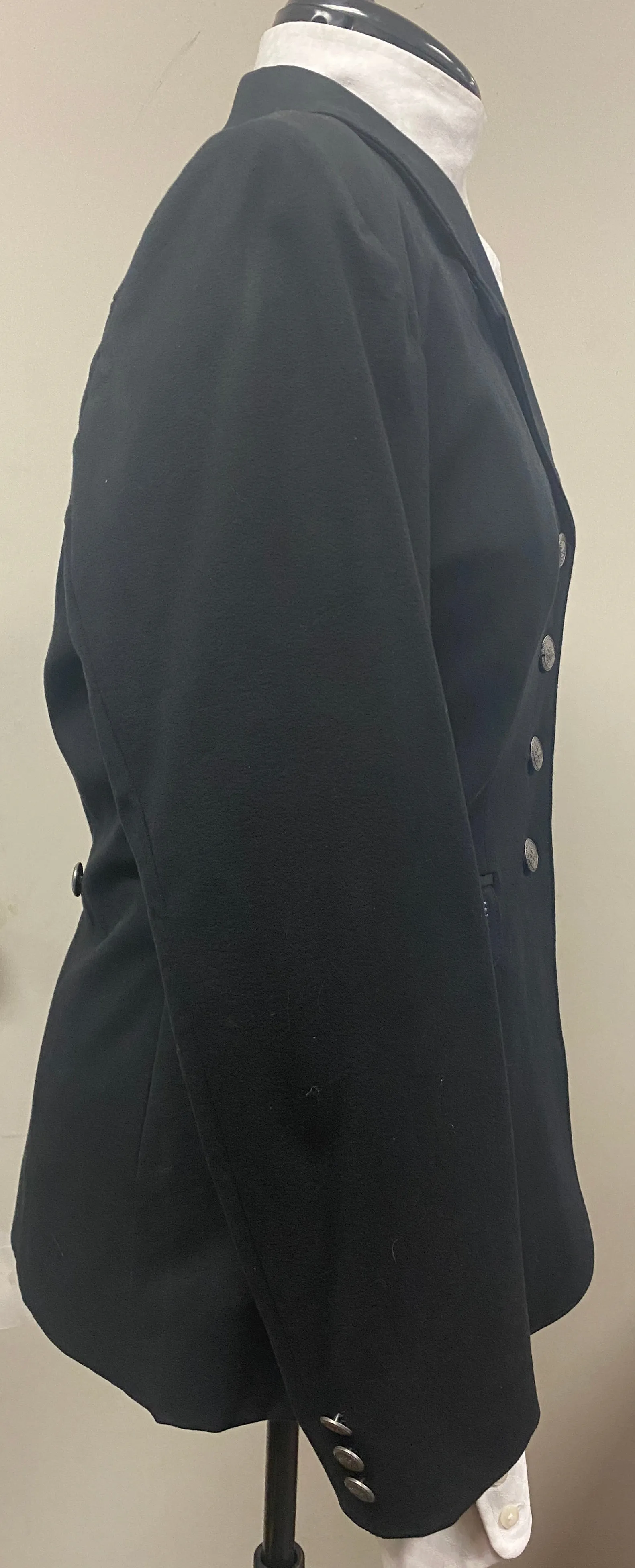 14R ROMFH Black Dressage Coat