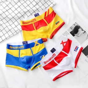 3Pcs Printed Breathable Boxer Set