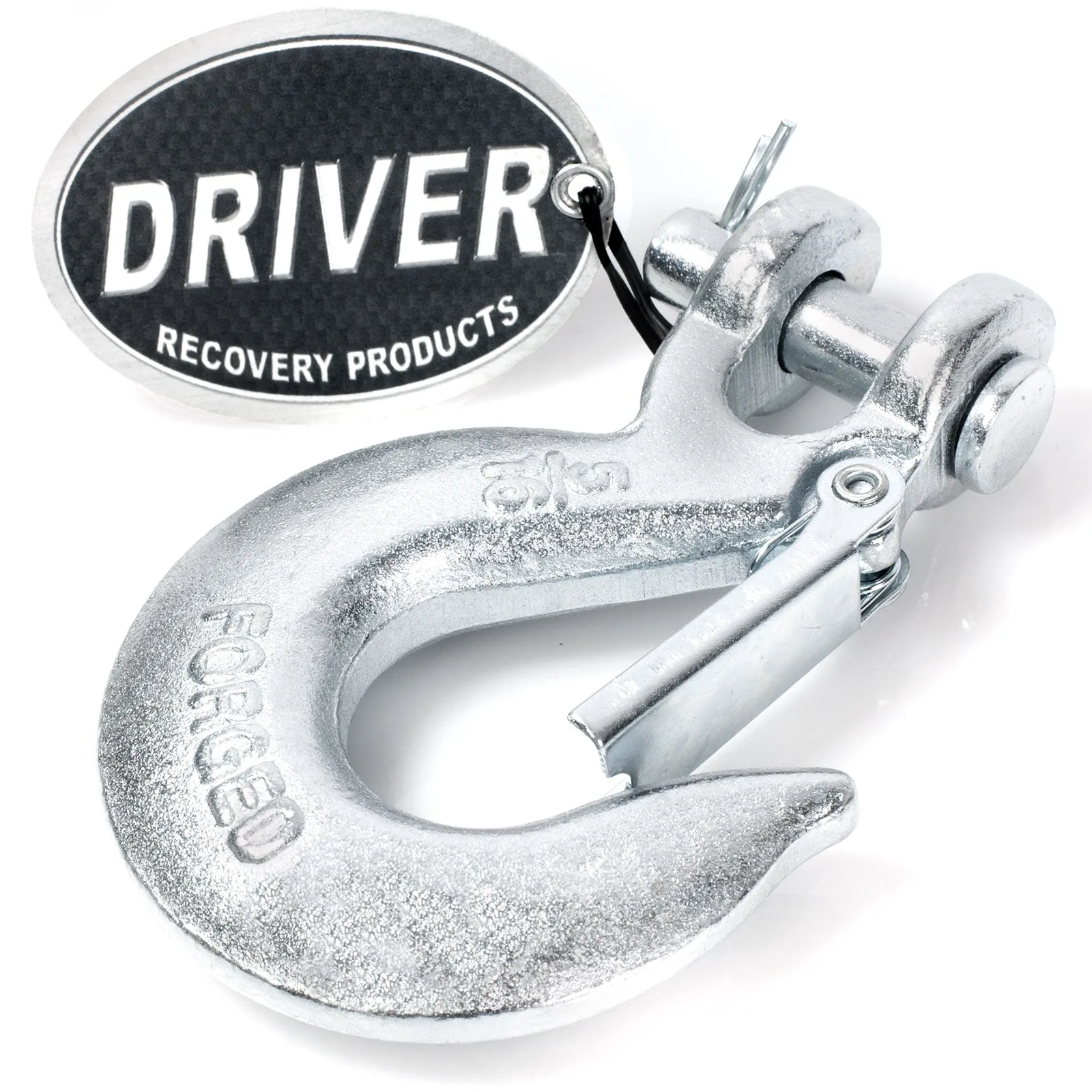 5/16" Clevis Slip Hook with Safety Latch - Heavy Duty Grade