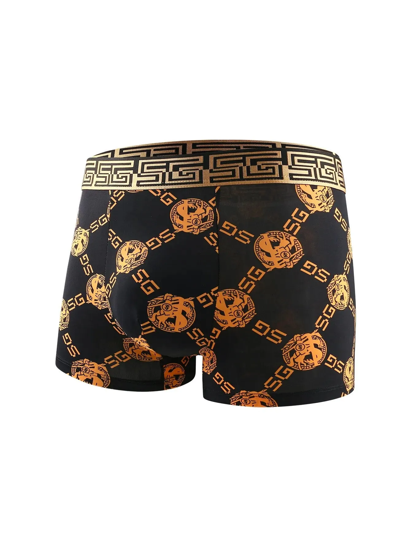 5Pcs Geometric Pattern Boxer Set