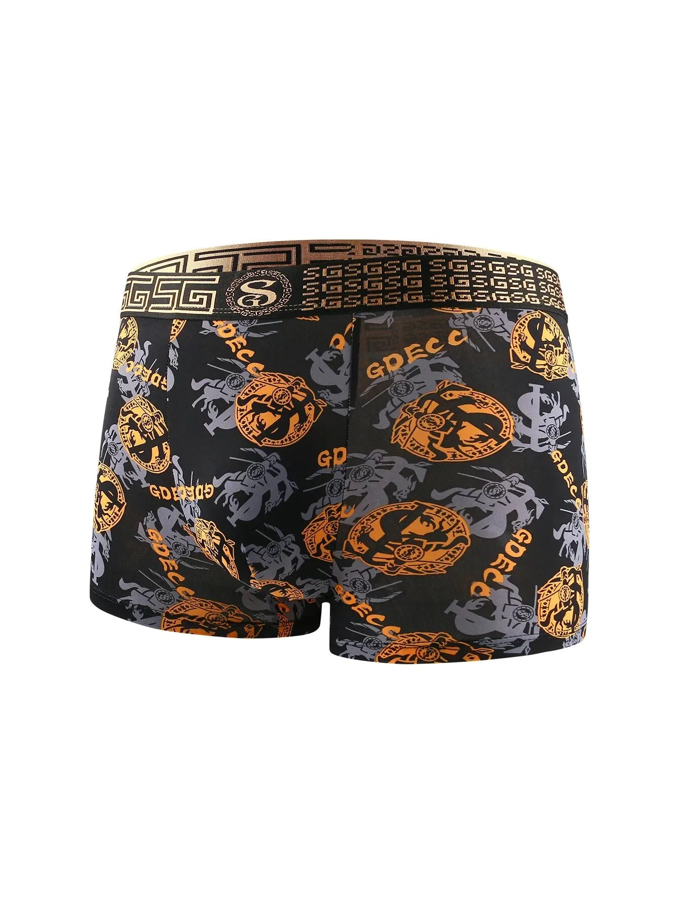 5Pcs Geometric Pattern Boxer Set