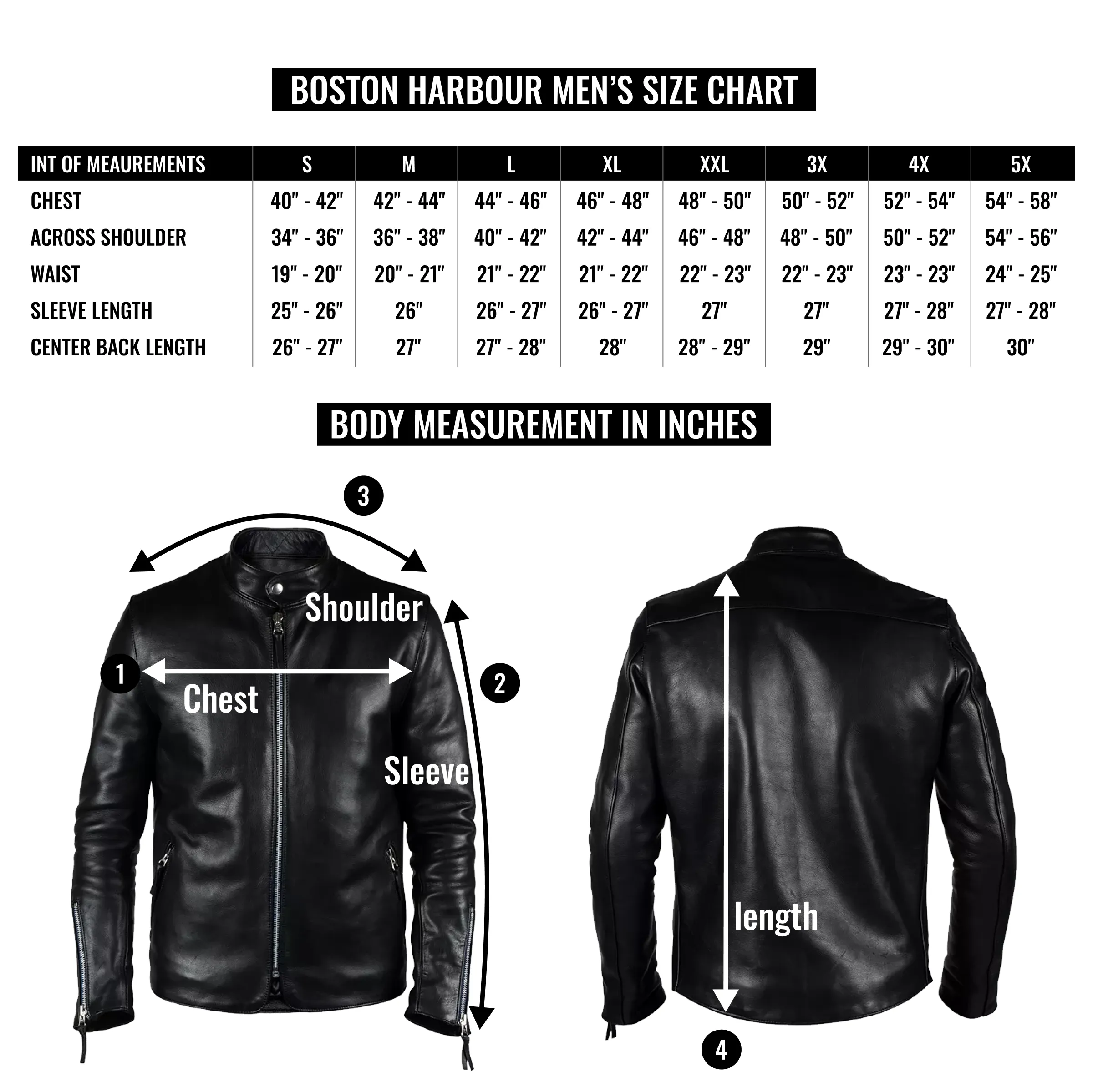 Ace Biker Black Leather Jacket