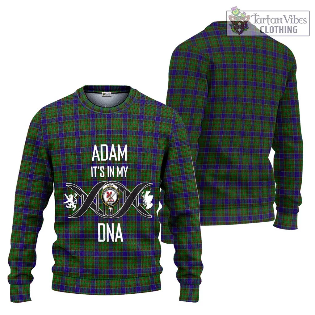 Adam Tartan Ugly Sweater with Family Crest DNA In Me Style