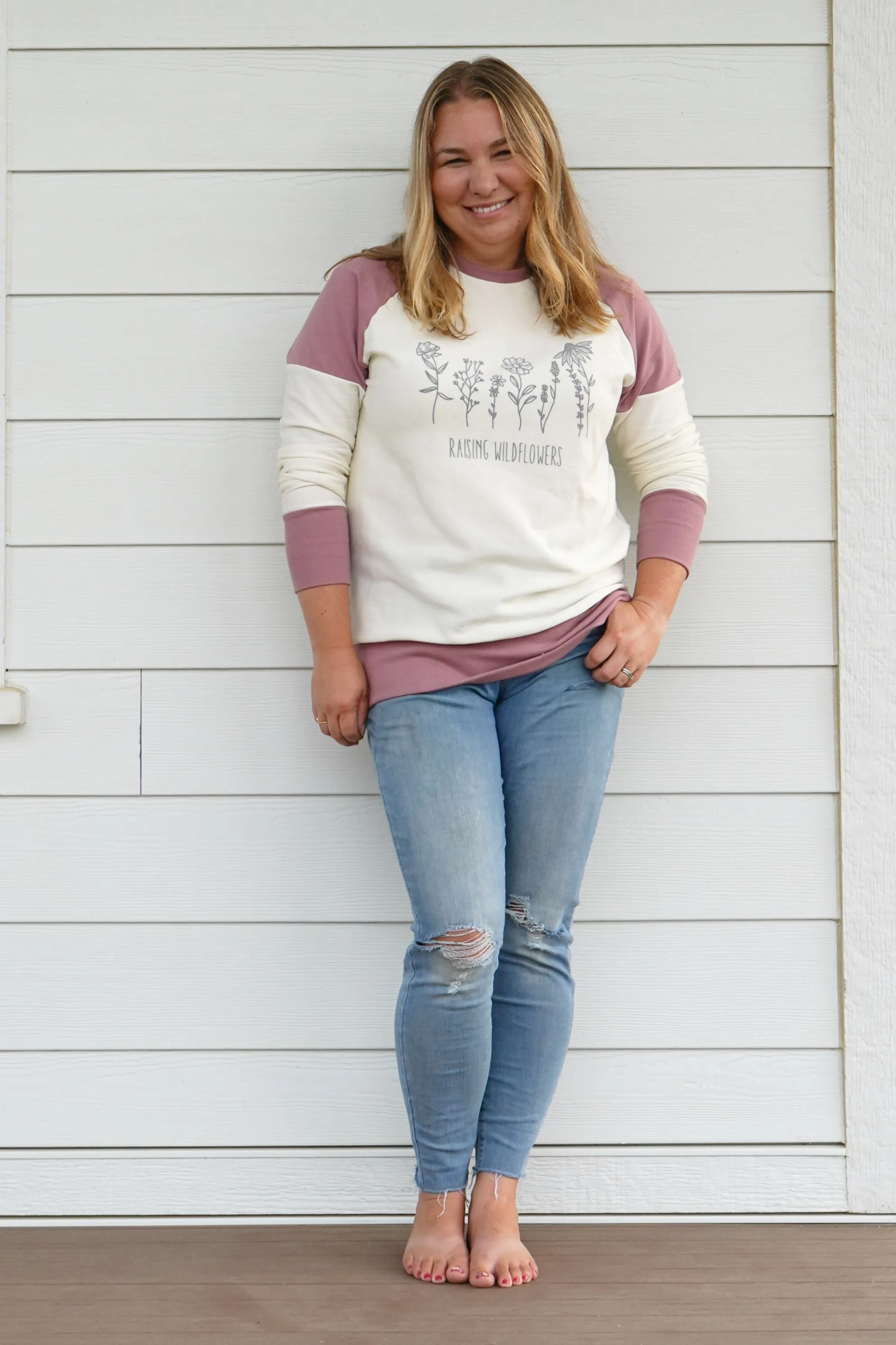 Adult Knox Raglan Crewneck and Hoodie Digital Sewing Pattern Sizes 0-32