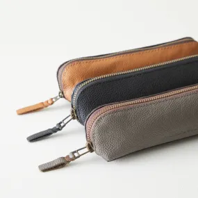 ALI Handcrafted Leather Slimline Pencil Case