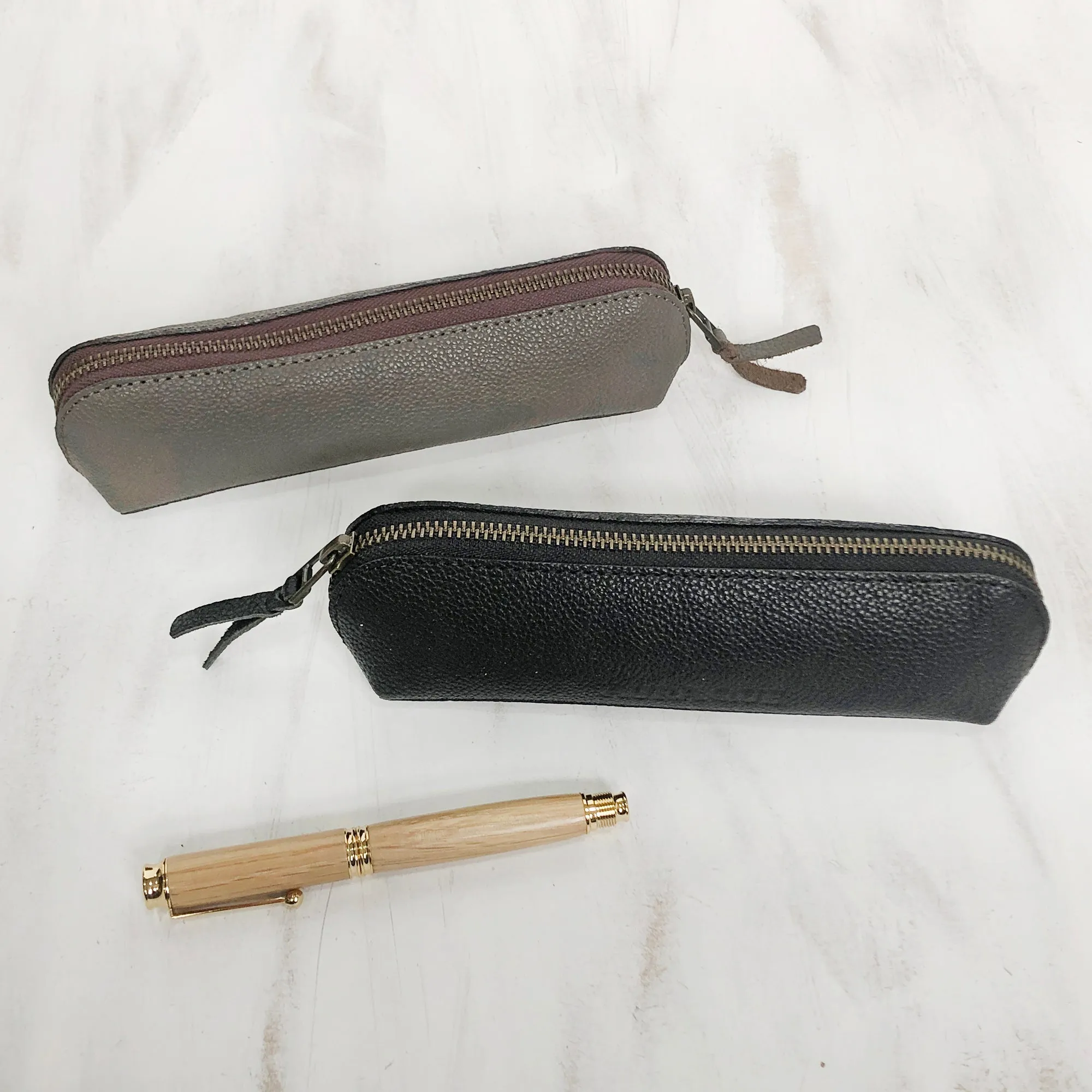 ALI Leather Slimline Pencil Case (WS)