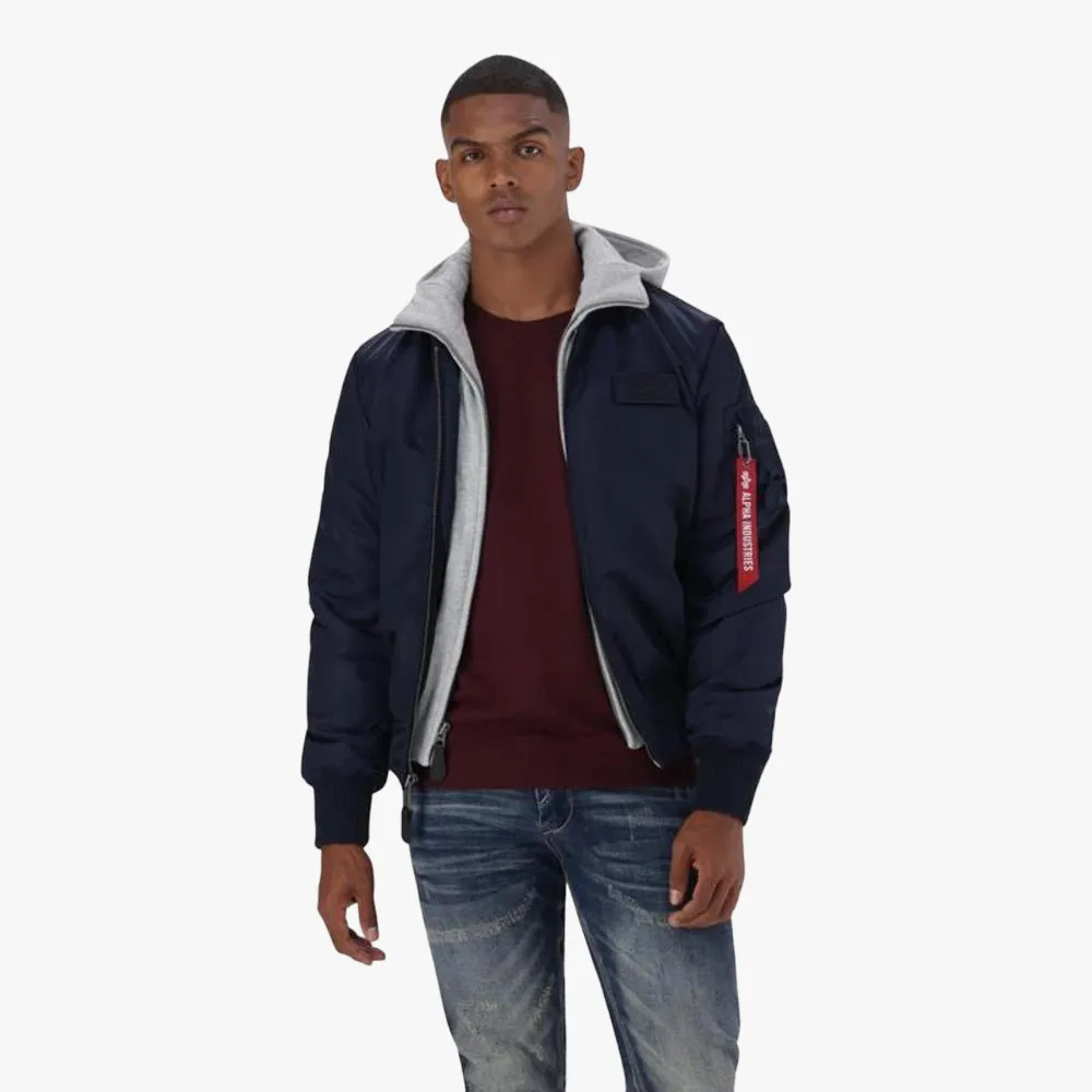 Alpha Industries Ma 1 Dtec Jacket Rep Blue Grey