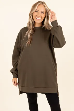 Always In Style Tunic, Dark Olive