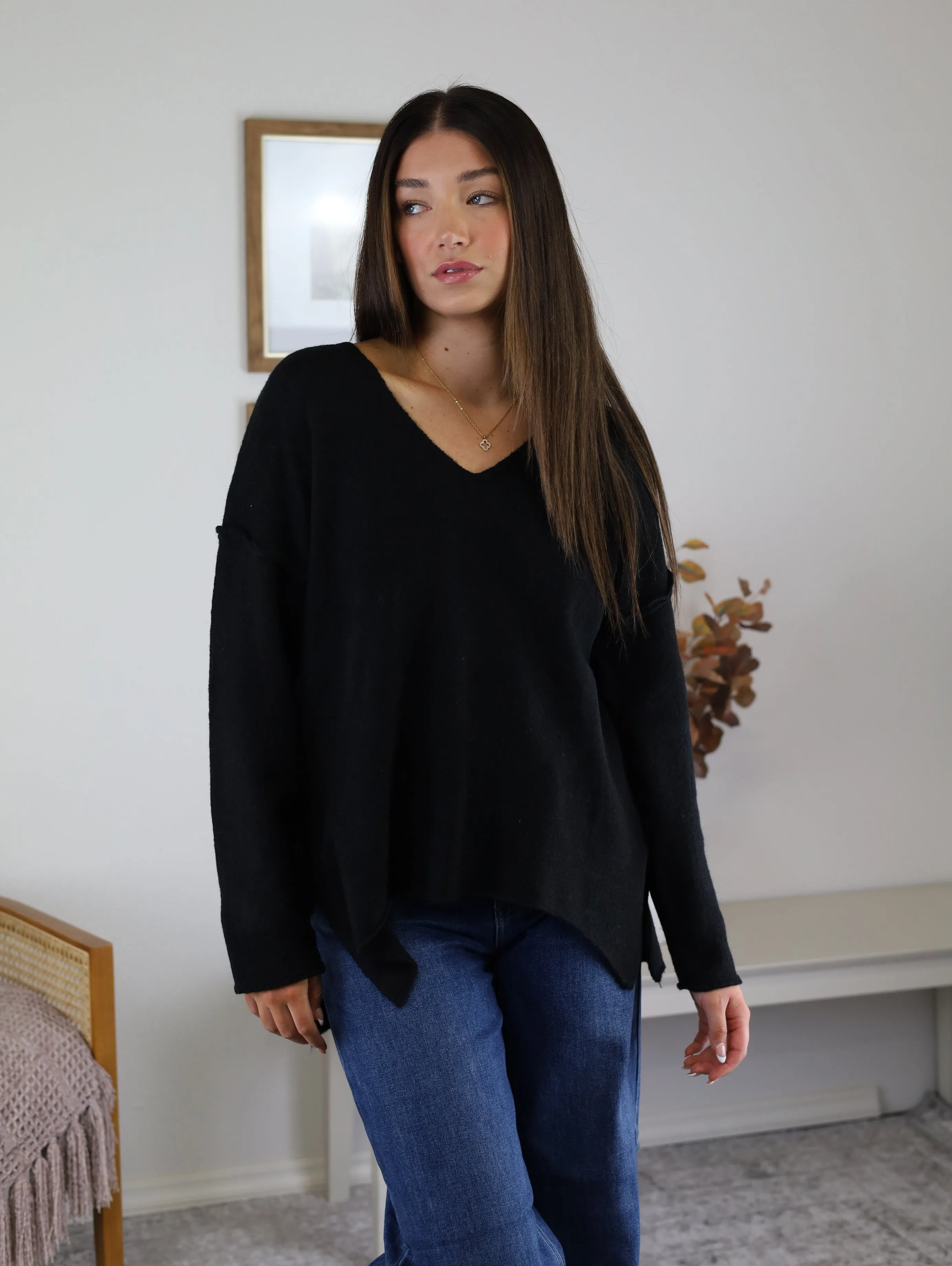 Ashley Soft V Neck Sweater