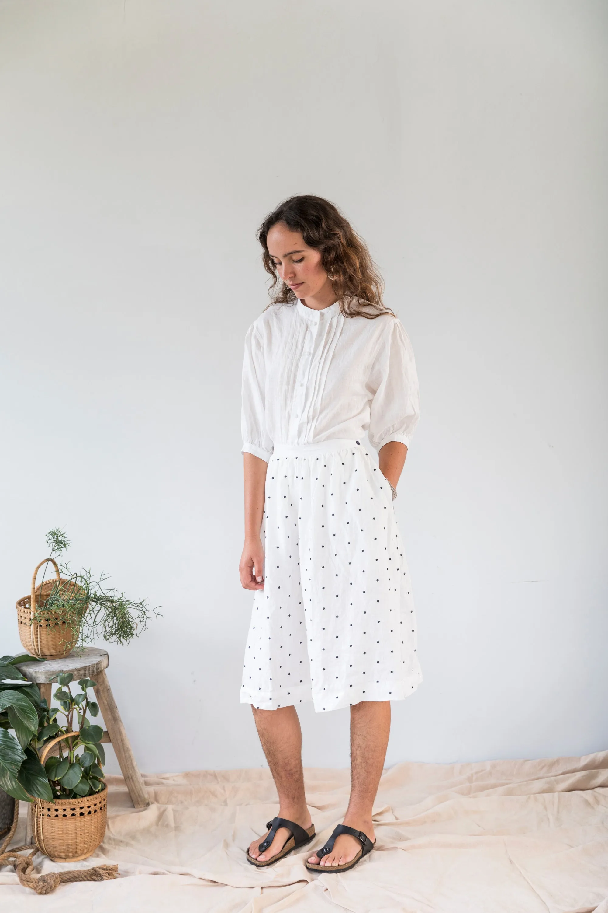 Astra Polka Dot Skirt