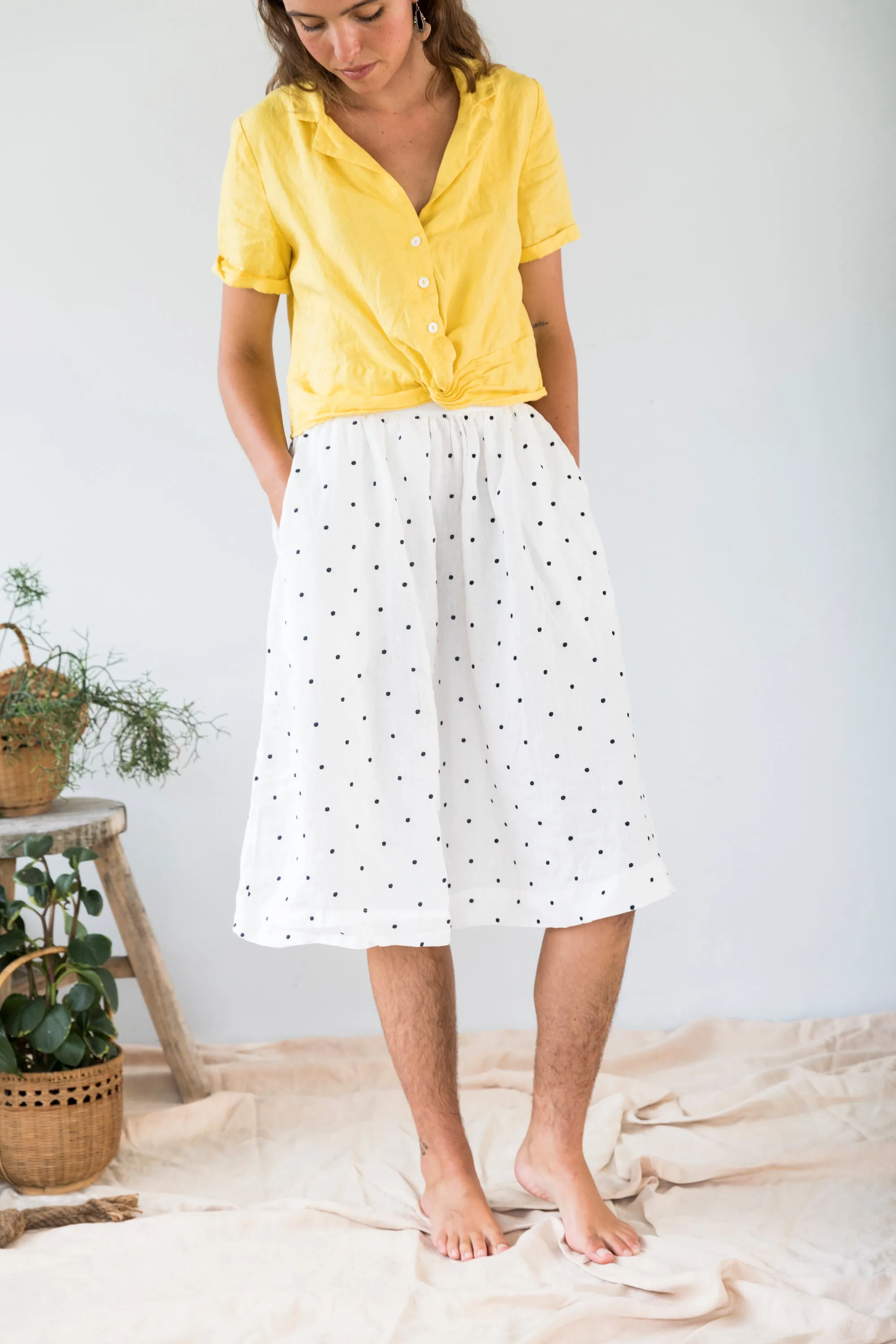 Astra Polka Dot Skirt