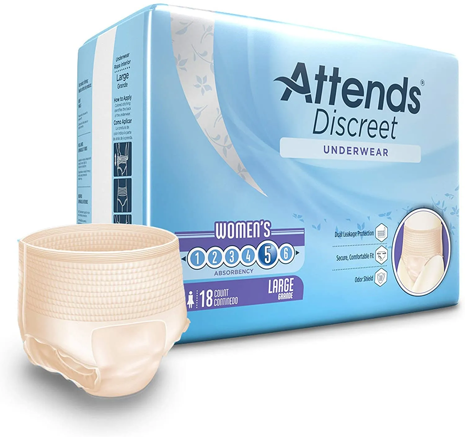 Attends Discreet Women's Underwear