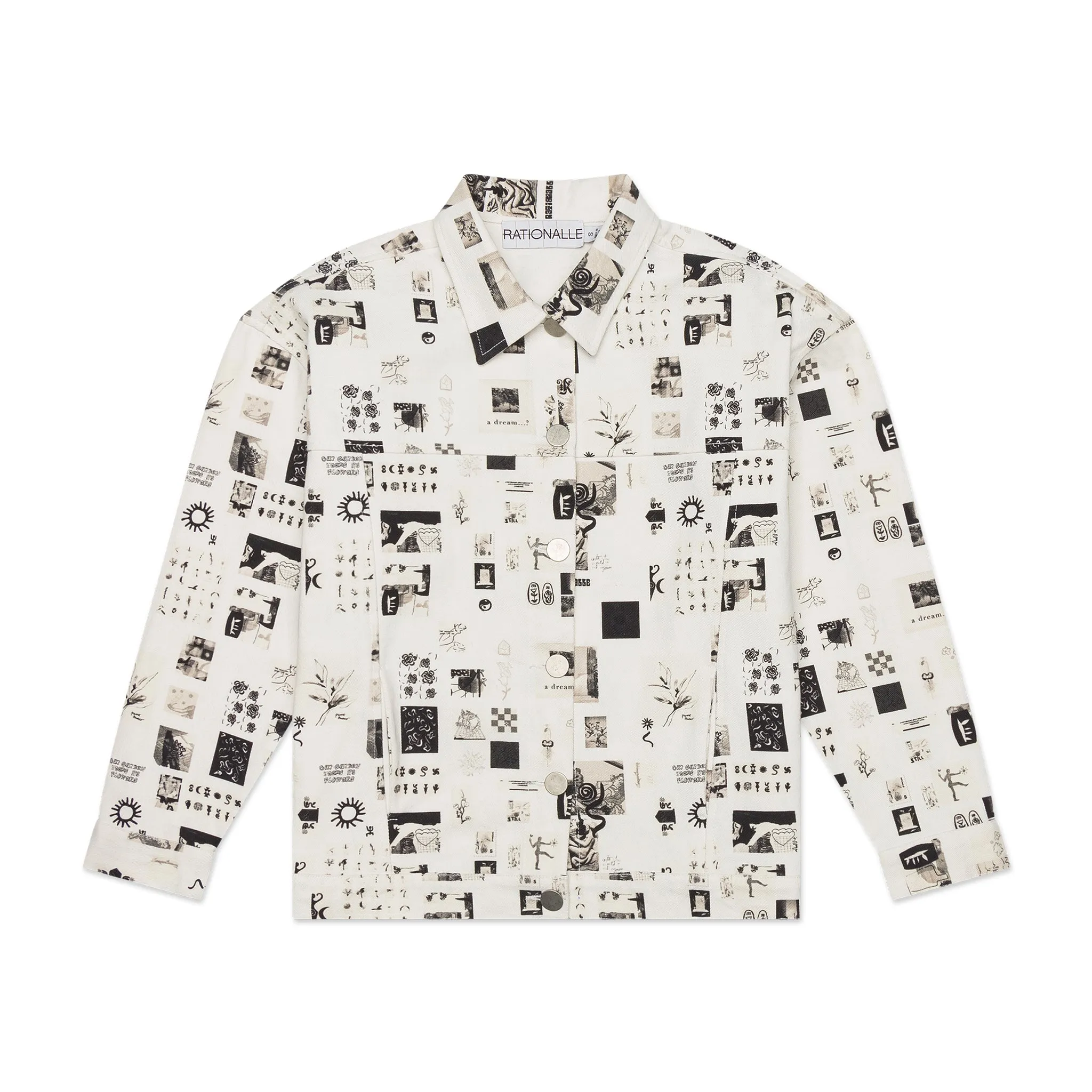 AUGUSTA GALLERY PRINT OVERSIZED JACKET