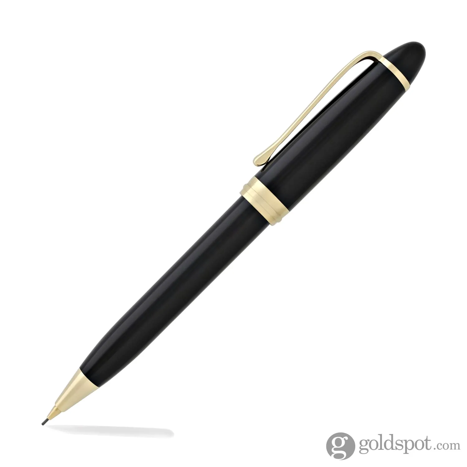 Aurora Ipsilon Deluxe Mechanical Pencil in Black with Gold Trim - 0.7mm