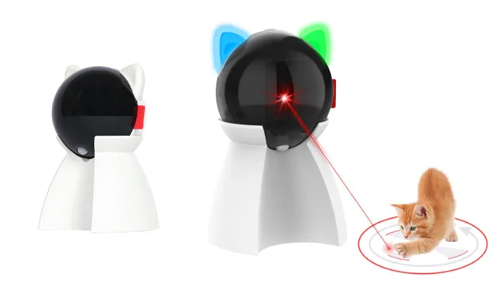 Automatic Cat Toy USB Rechargeable Red Dot LED Pointer