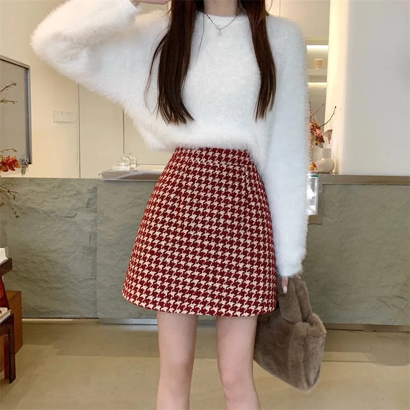 Autumn Winter High Waist Skirt SD2108