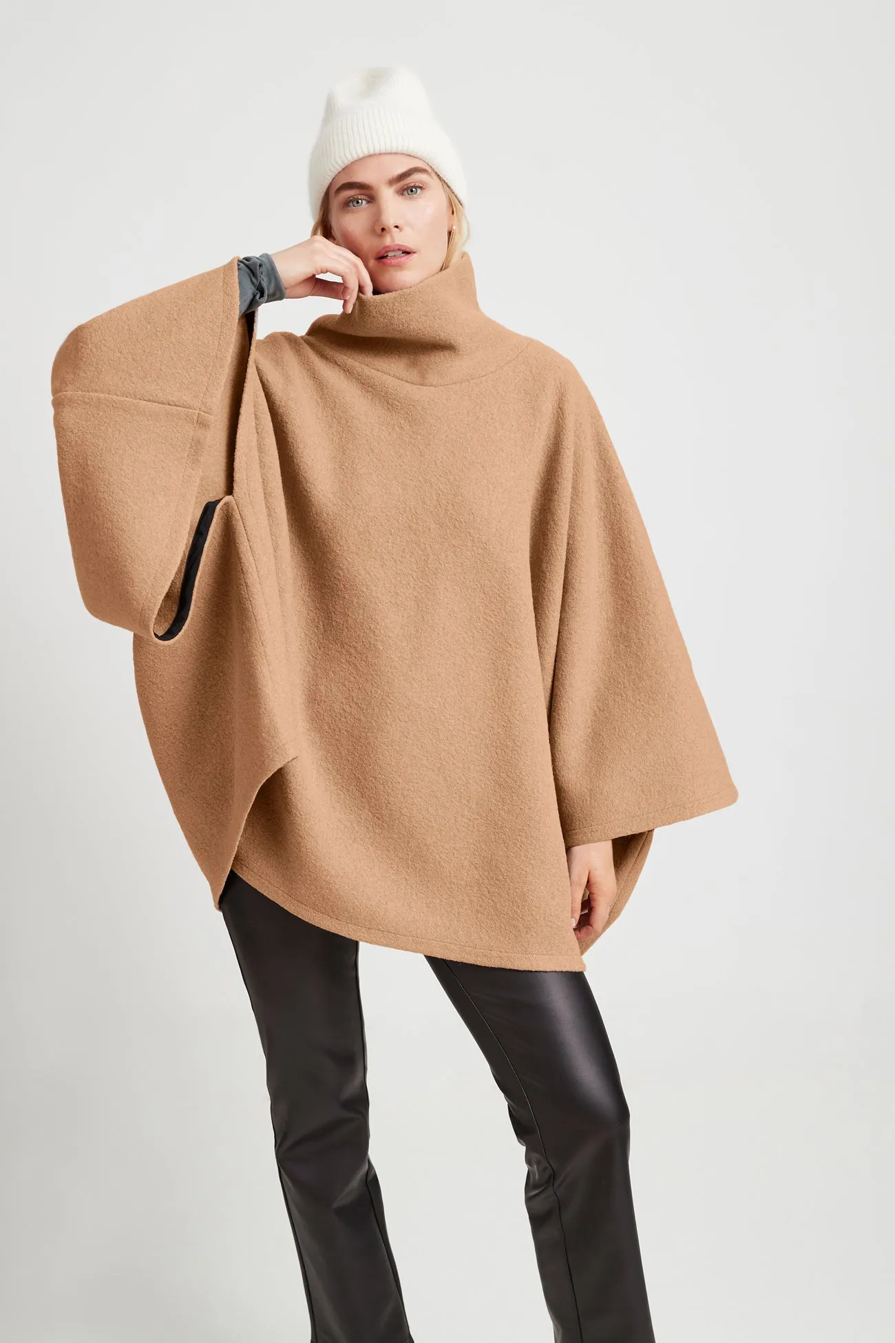 Avery Wool Cape