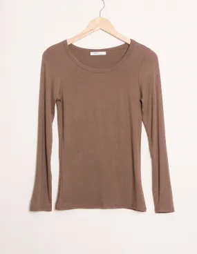 Bamboo Close Fit Long Sleeve Tee