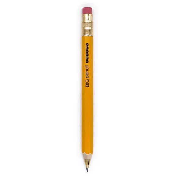 Big Graphite Mechanical Pencil With Refills and Erasers