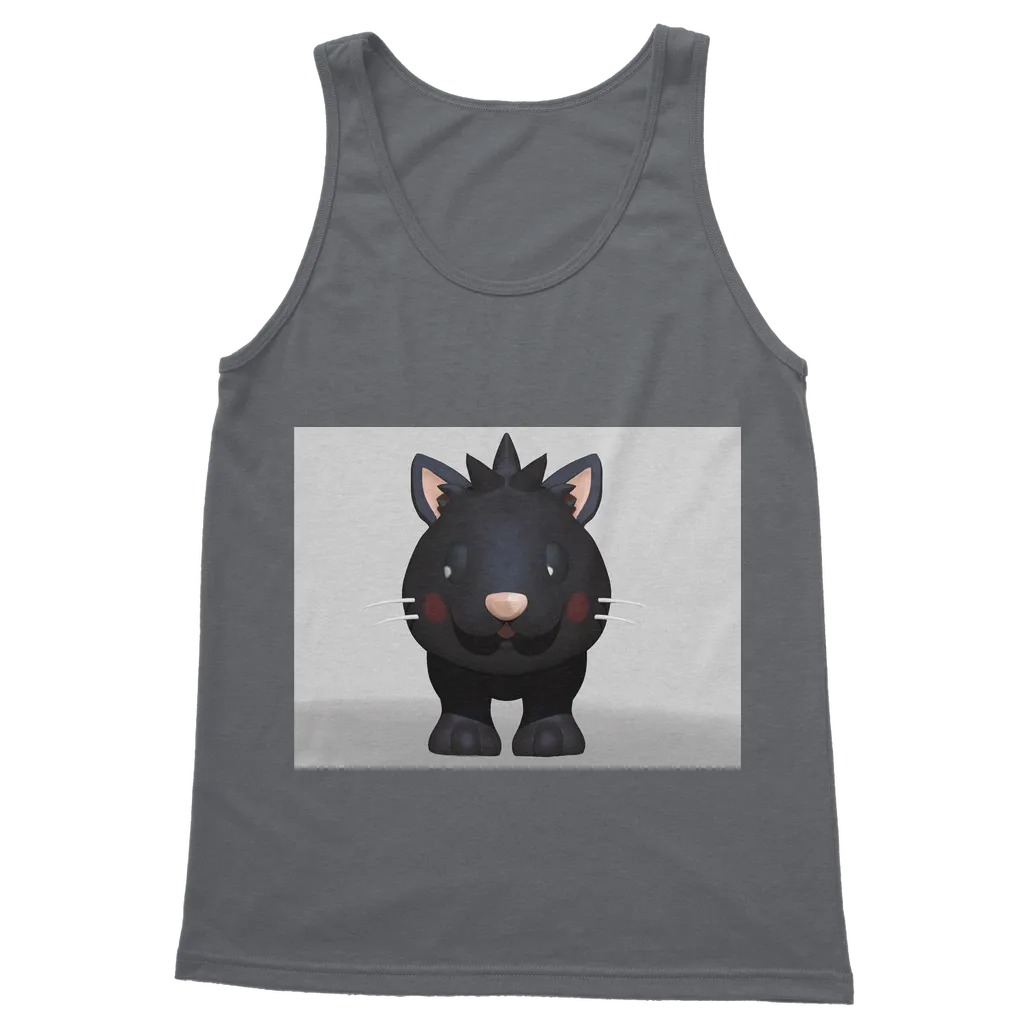 Black Kitty Classic Adult Vest Top