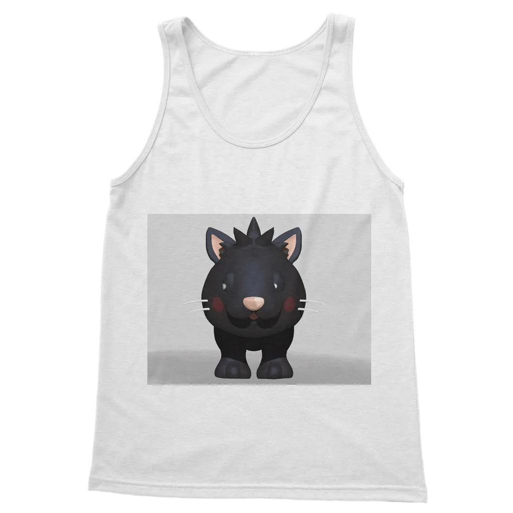 Black Kitty Classic Adult Vest Top