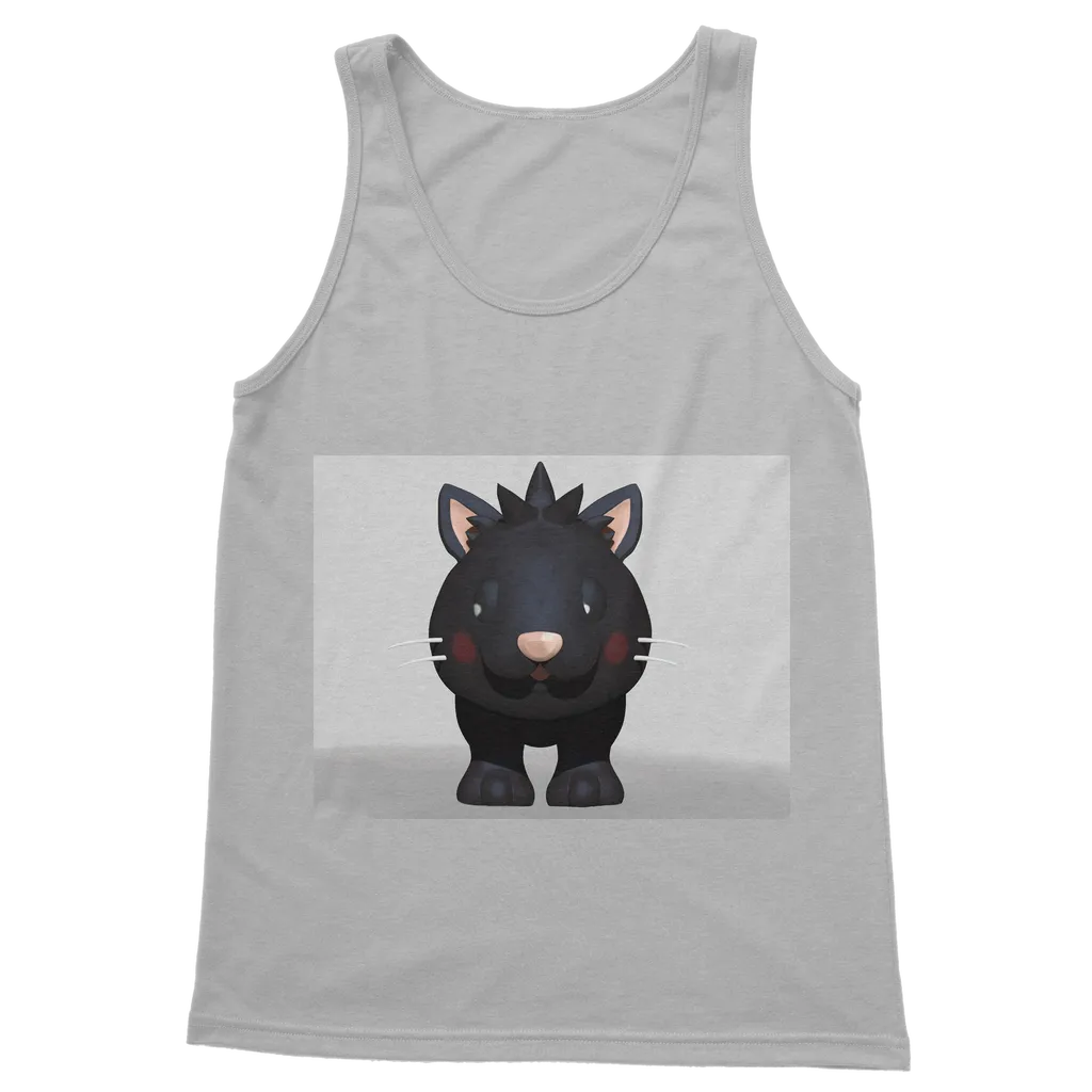 Black Kitty Classic Adult Vest Top