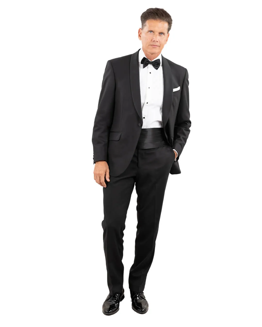 Black Shawl Collar Tuxedo Jacket