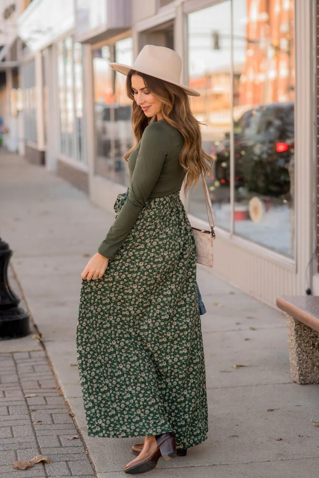 Bloom Bottom Long Sleeve Maxi