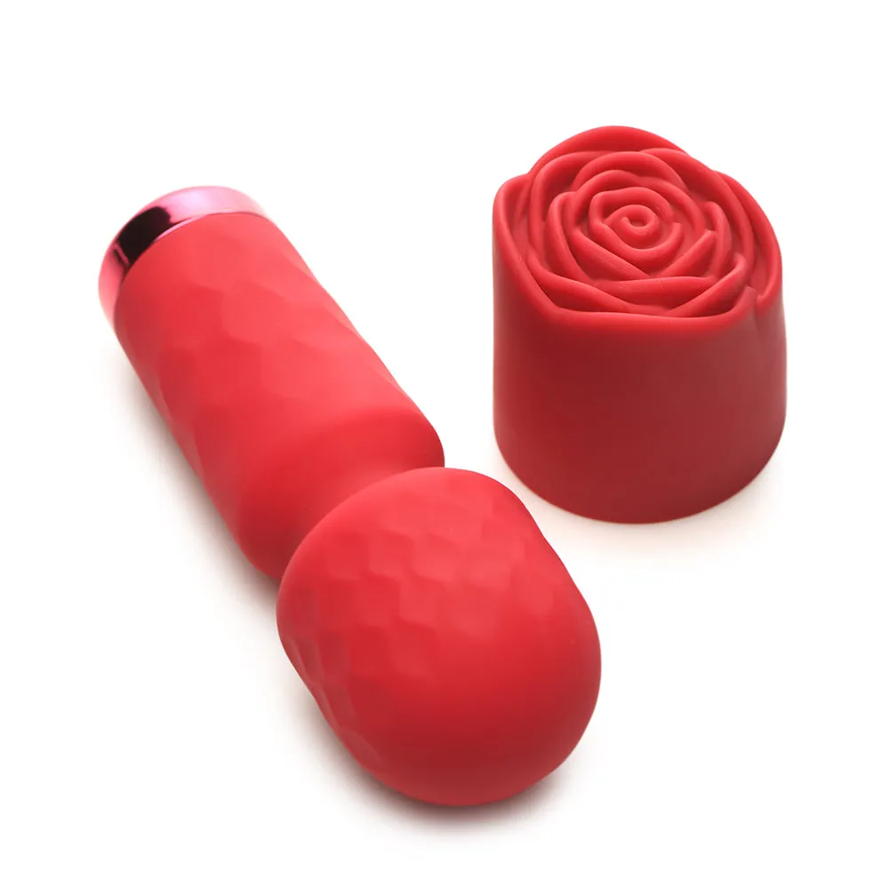 Bloomgasm Pleasure Rose-Petite Mini Silicone Rose Wand