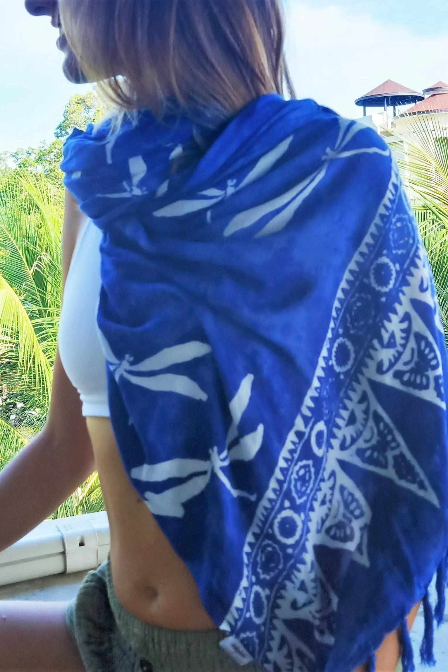 Blue Batik Sarong