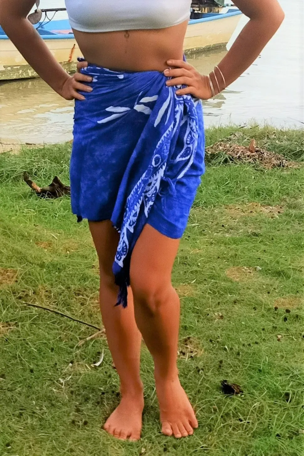 Blue Batik Sarong