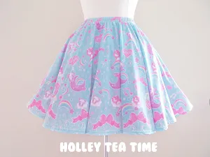 Bubbly dreams mint skater skirt [made to order]