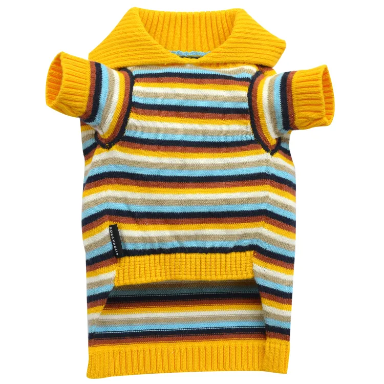 Bumble Bee Polo Neck Knit Sweater - SD