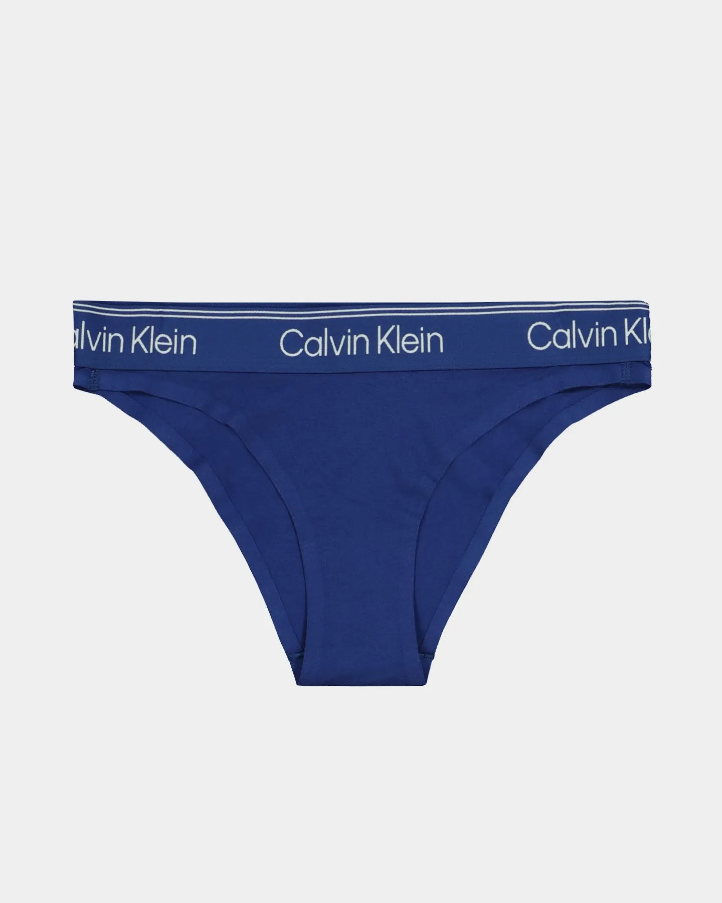 Calvin Klein Women's Athletic Tanga Underwear Blue Depth