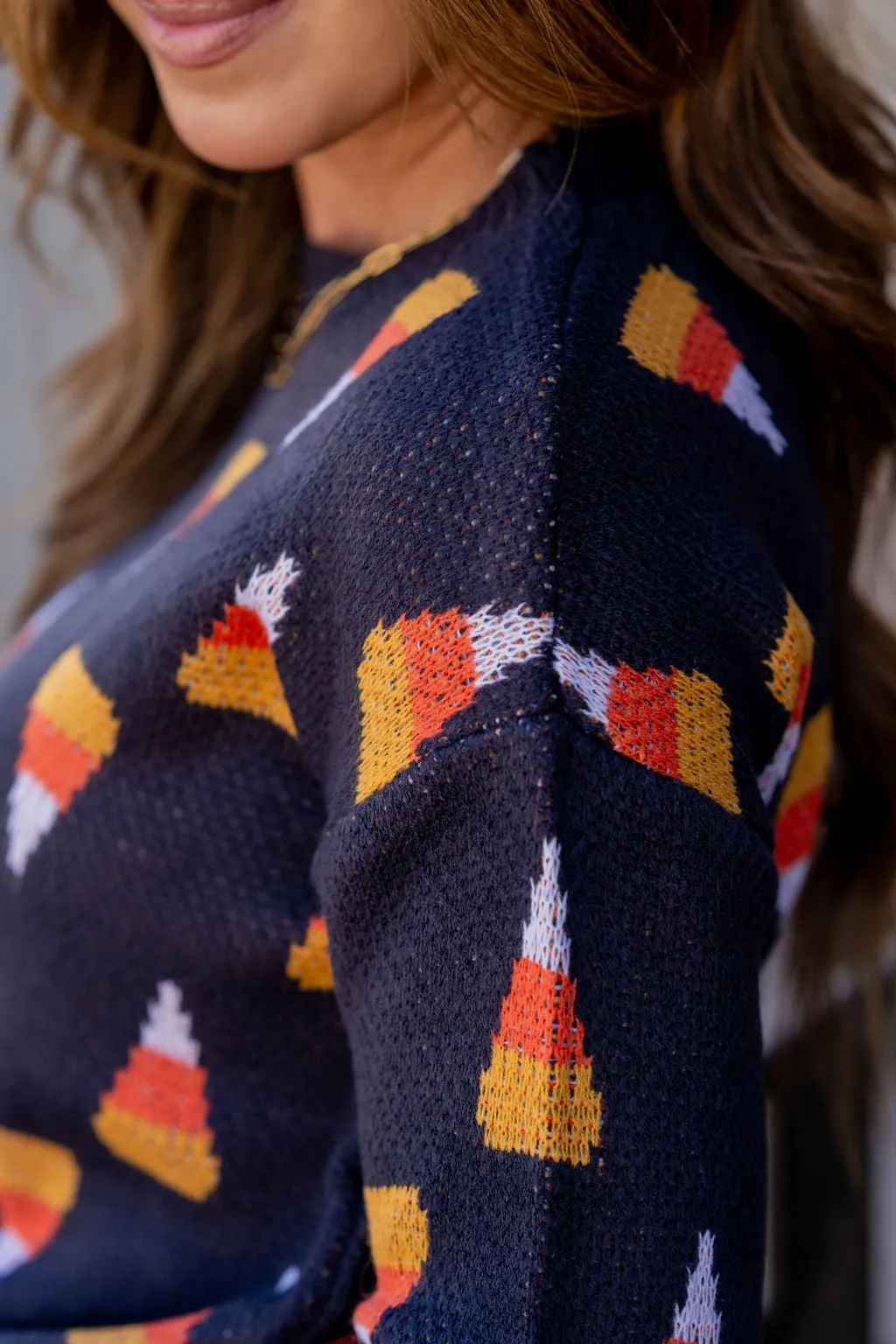 Candy Corn Knit Sweater