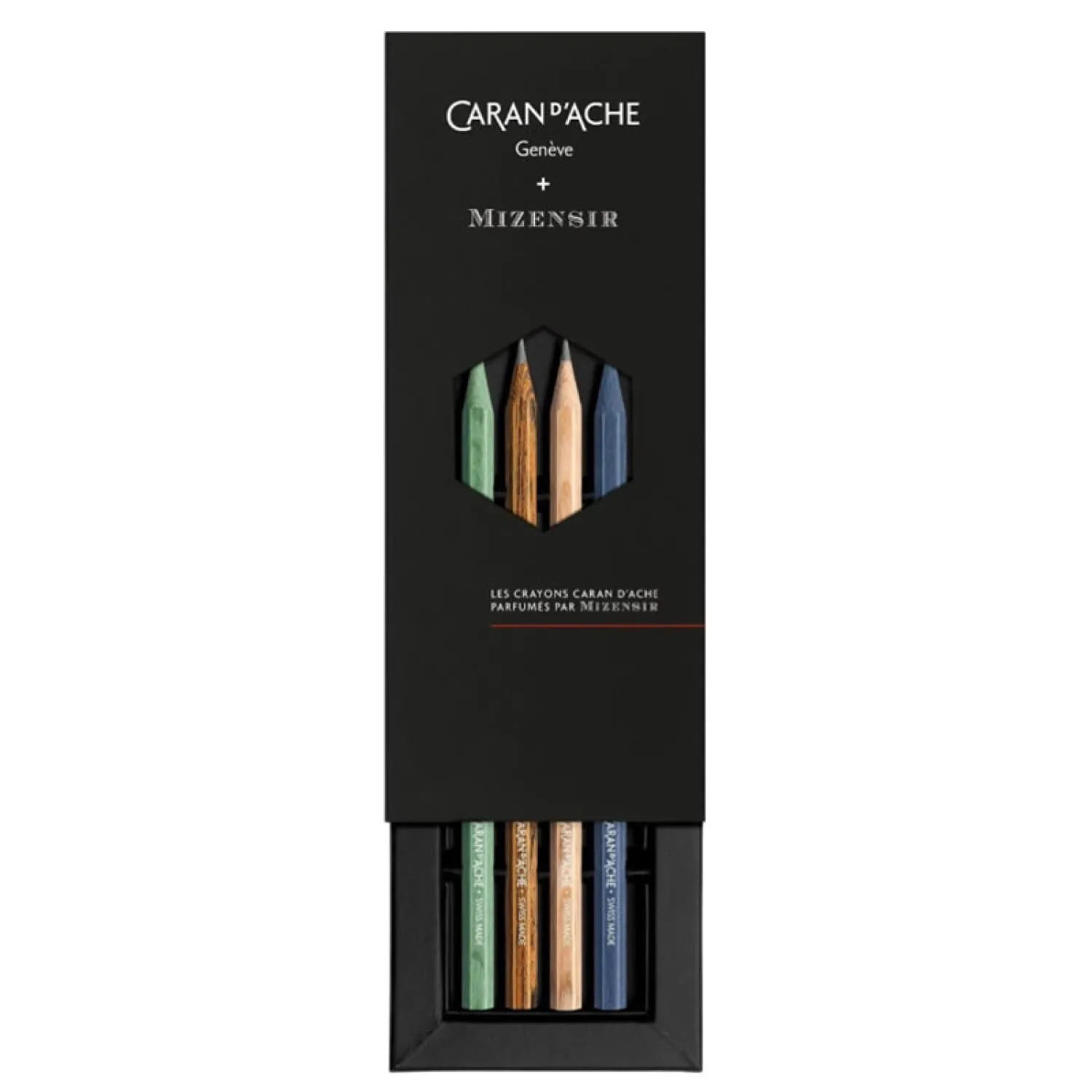 Caran d'Ache Les Crayons Mizensir Scented Pencils No10 (HB) - Pack of 4