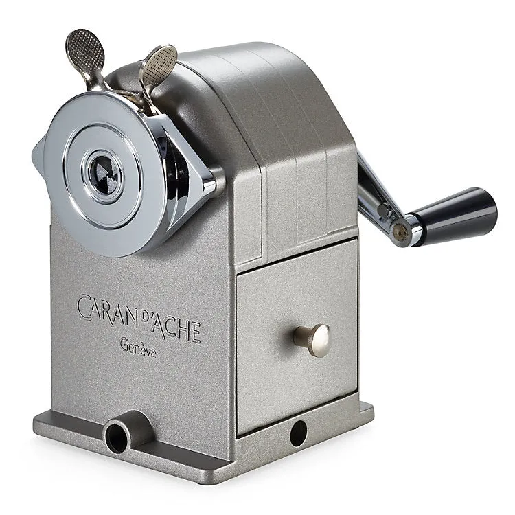 Caran d'Ache Pencil Sharpener - Silver