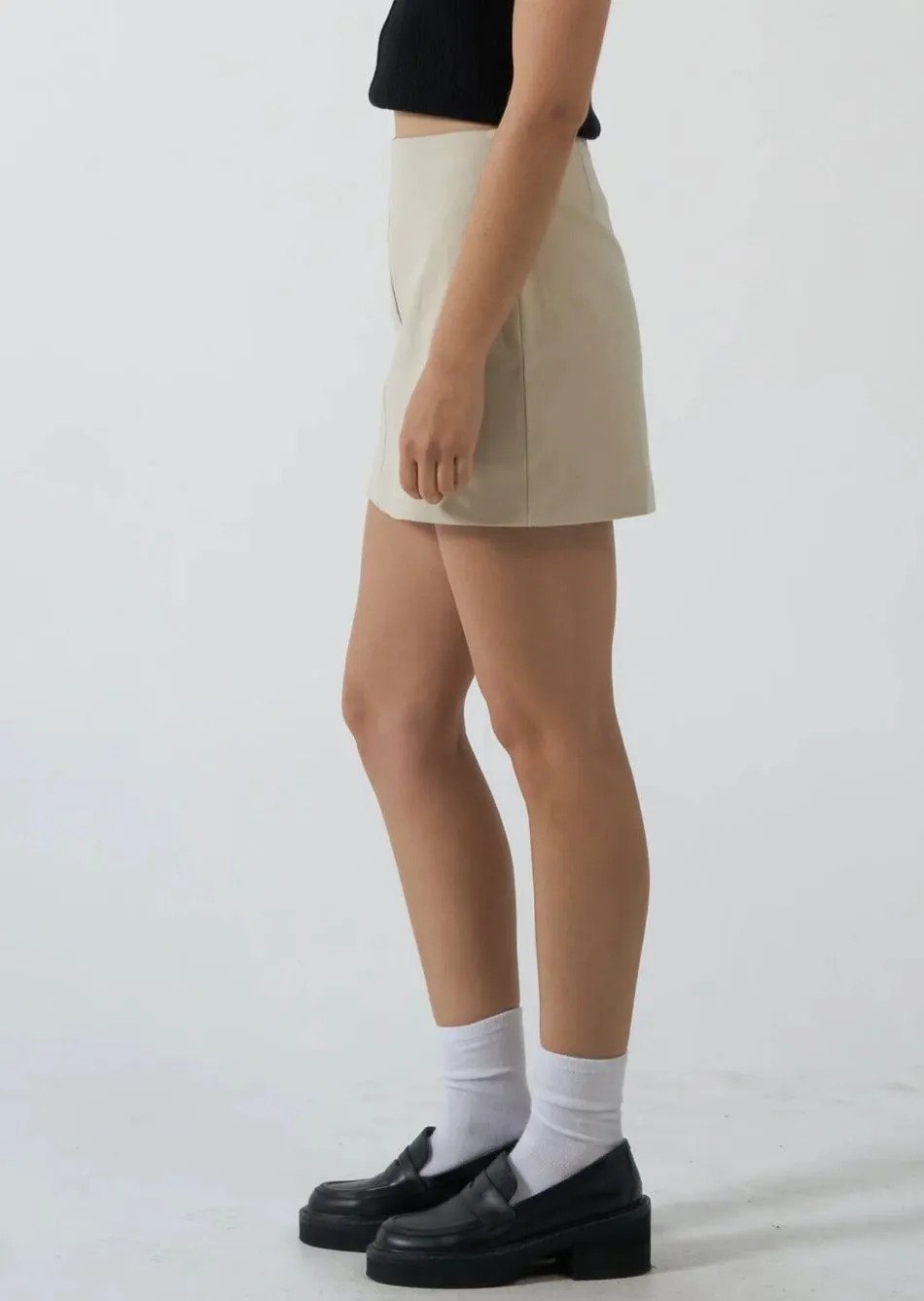 Clarity Mini Skirt Fog