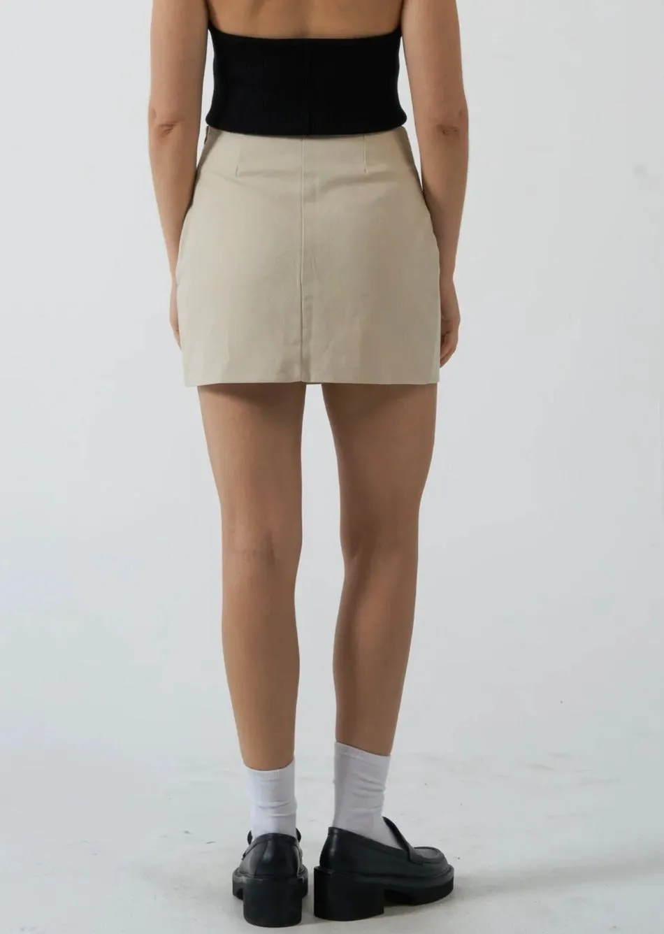 Clarity Mini Skirt Fog