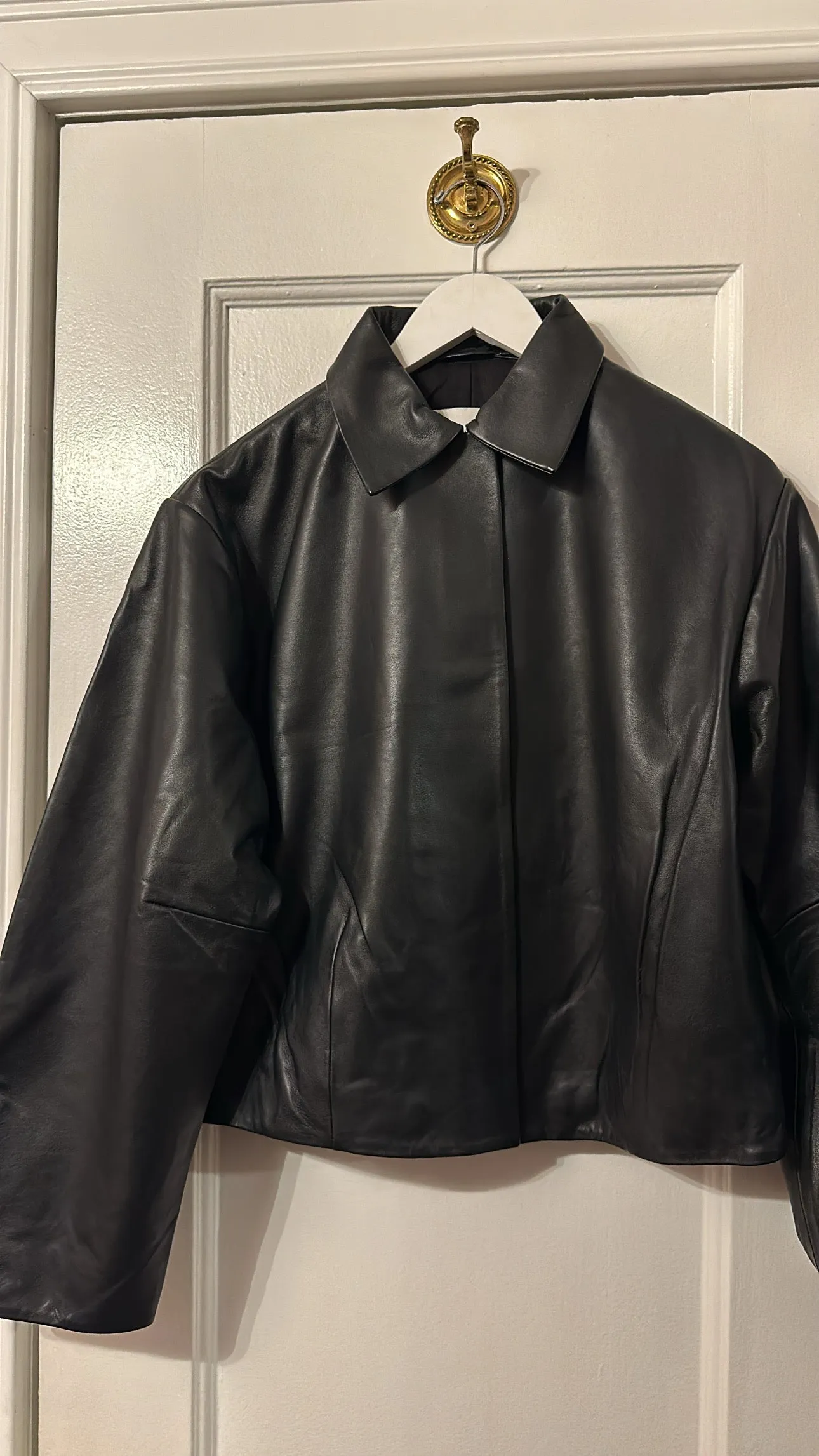 Cocoon Leather Jacket