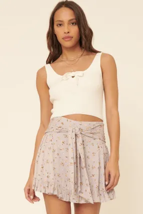 Confident Decisions Skirt - Lilac