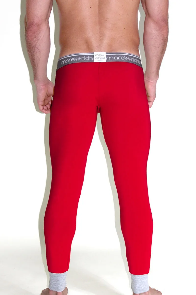 Core Long Johns- Red