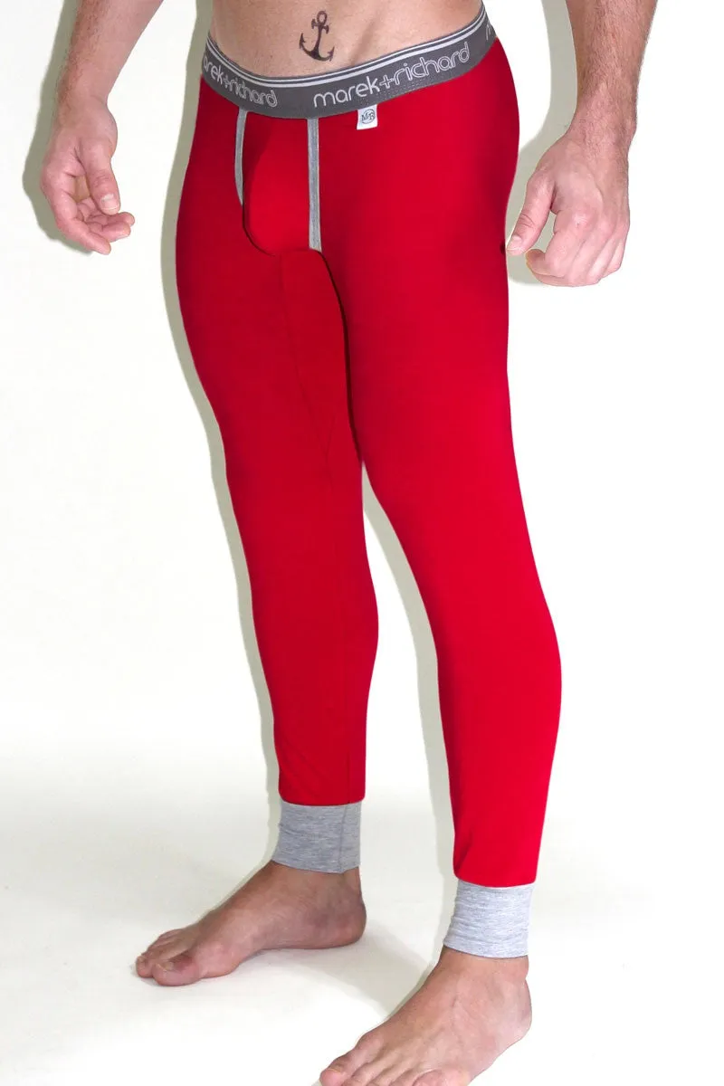 Core Long Johns- Red