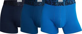 CR7 Men's 3-Pack Cotton Blend Trunks - Basics