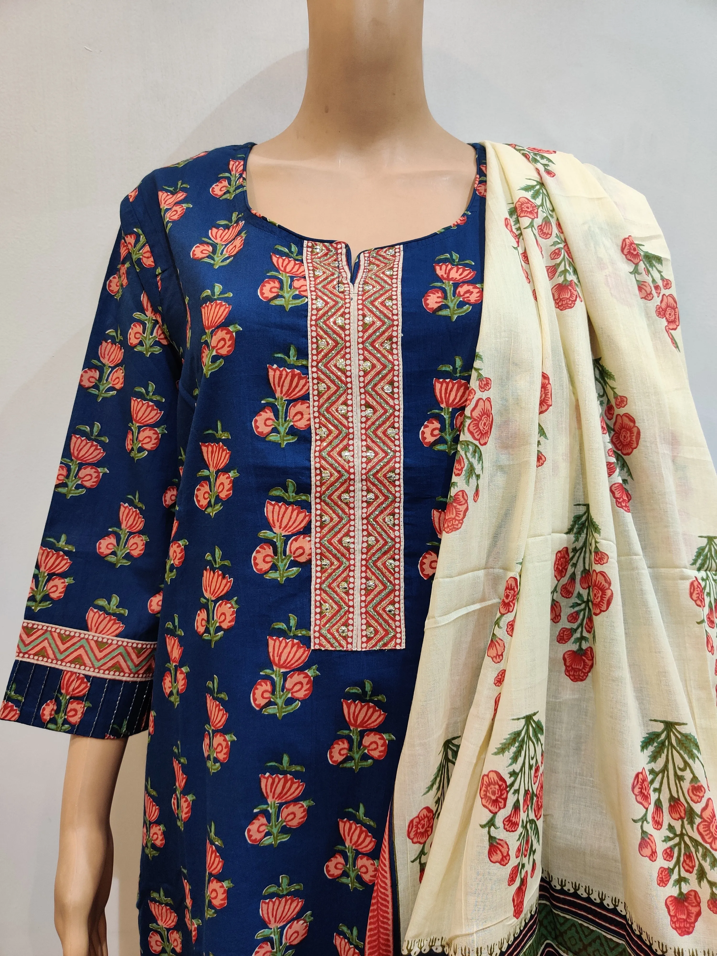 Dill kurta pant with dupatta