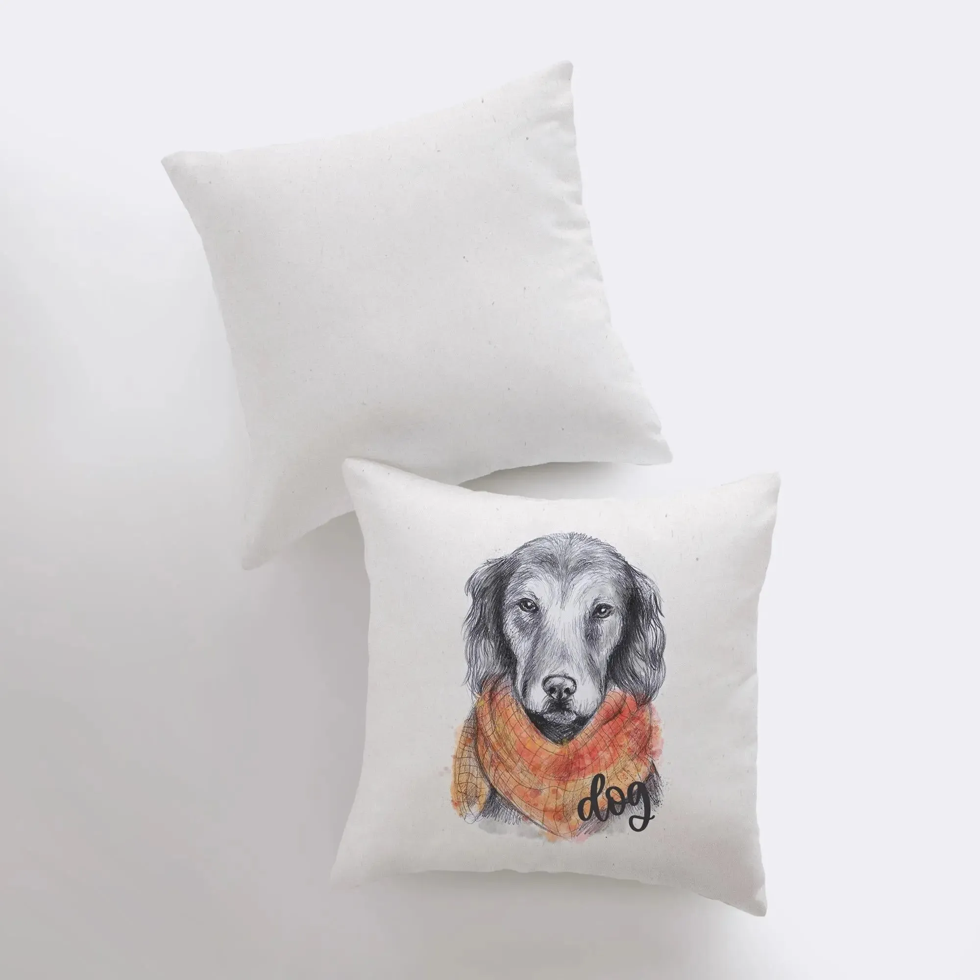 Dog | Pencil Sketch Dog | Pillow Cover | Gift for Dog Lover | Throw Pillow | Home Decor |  Pillow |   Dog Mom Gift | Dog Lover Gift