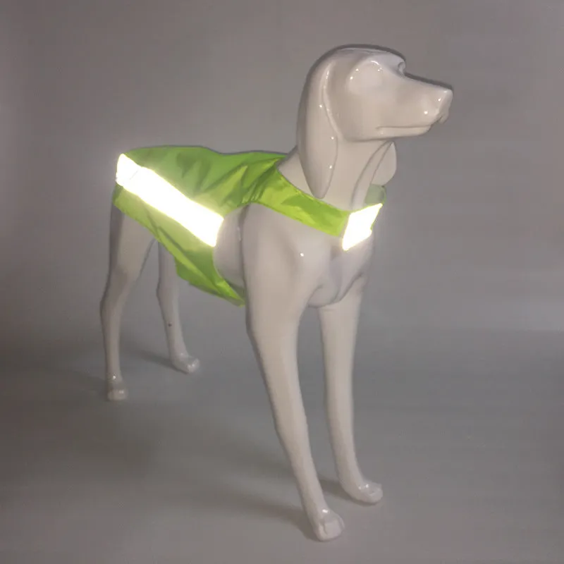 Dog Reflective Safety Harness Body Covering Clothing High Strength Pet Reflective Vest